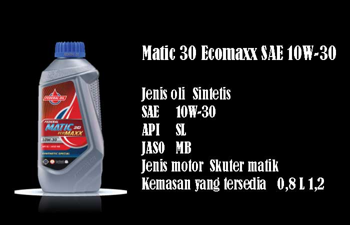 Matic 30 Ecomaxx SAE 10W-30