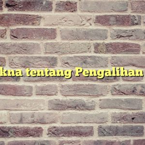 Makna tentang Pengalihan Isu